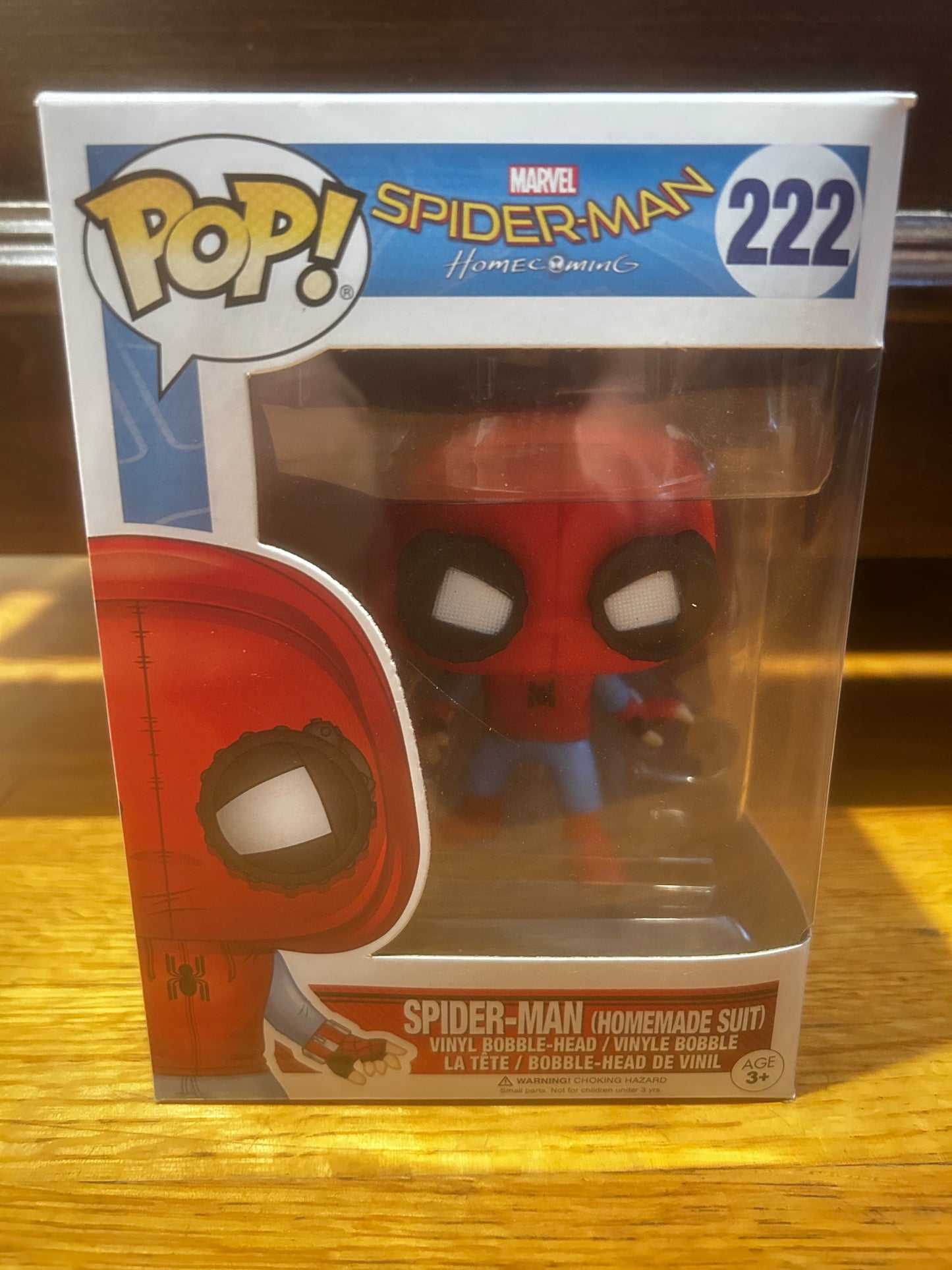Funko Pop Marvel Movie: Spider-Man Homecoming: Spider-Man (Homemade Suit) #222