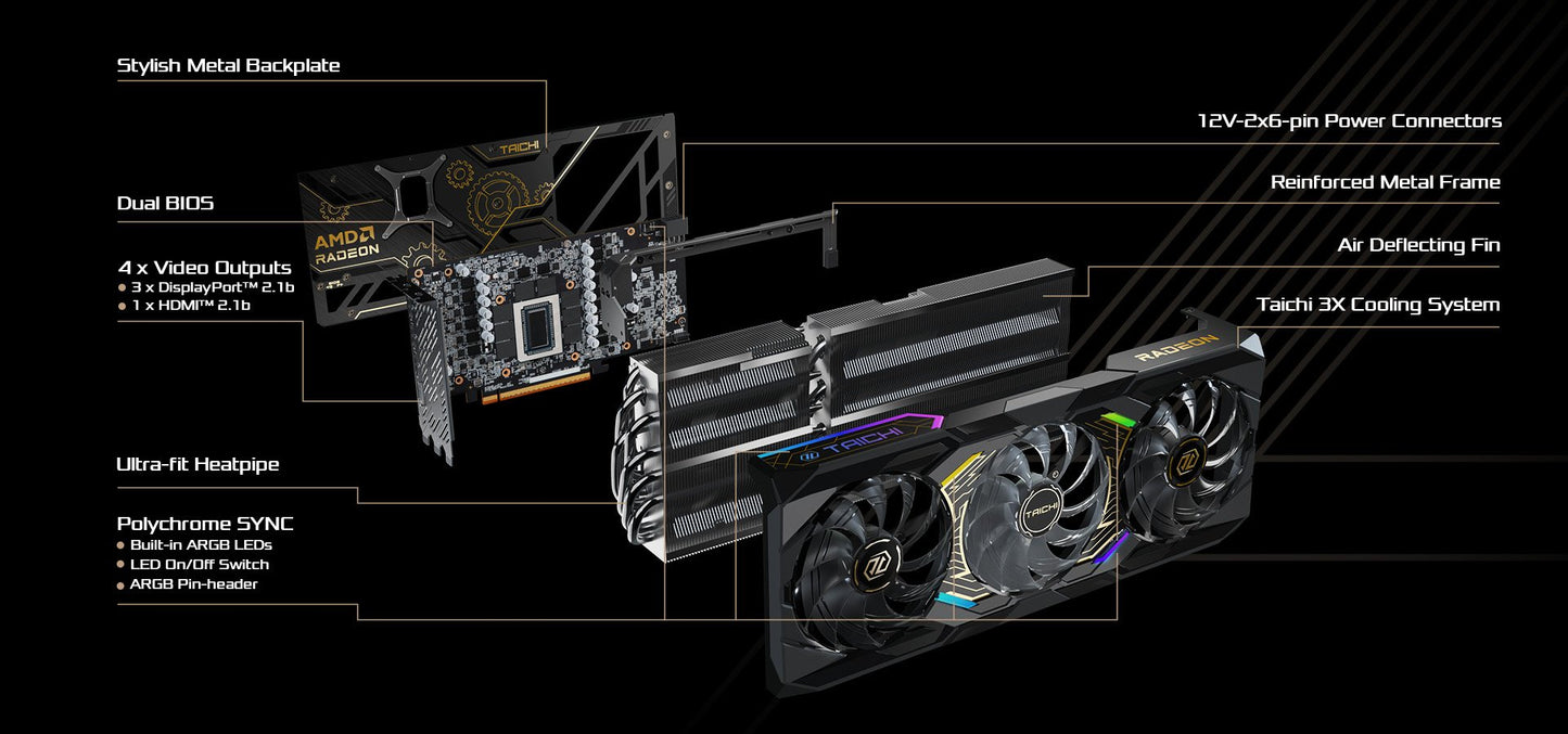 AMD Radeon™ RX 9070 XT Taichi 16GB OC