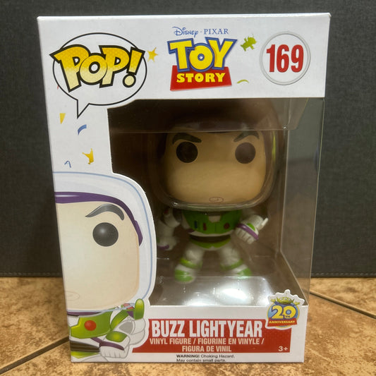 Funko Pop Disney Pixar Animation Toy Story Buzz Lightyear #169 20th Anniversary