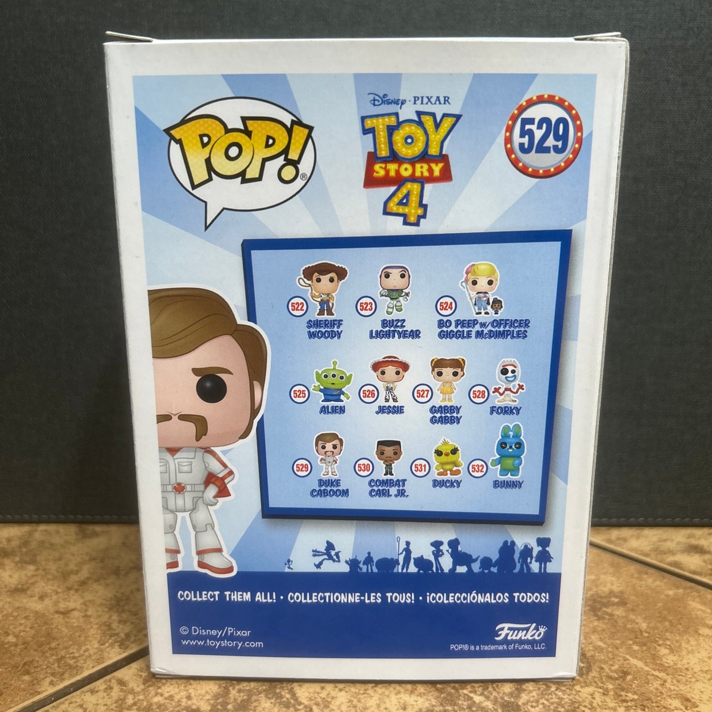 Funko Pop Disney Pixar Animation Movie Toy Story 4 Duke Caboom #529