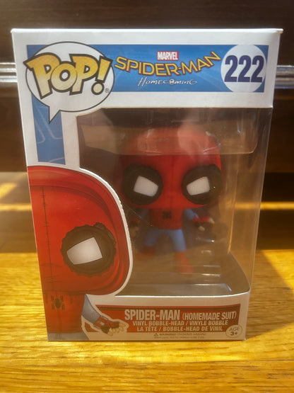 Funko Pop Marvel Movie: Spider-Man Homecoming: Spider-Man (Homemade Suit) #222