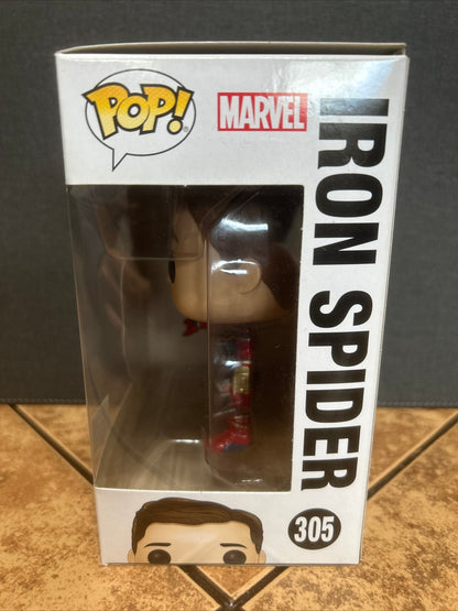 Funko Pop Marvel Avengers Infinity War Iron Spider  #305 Box Lunch Exclusive