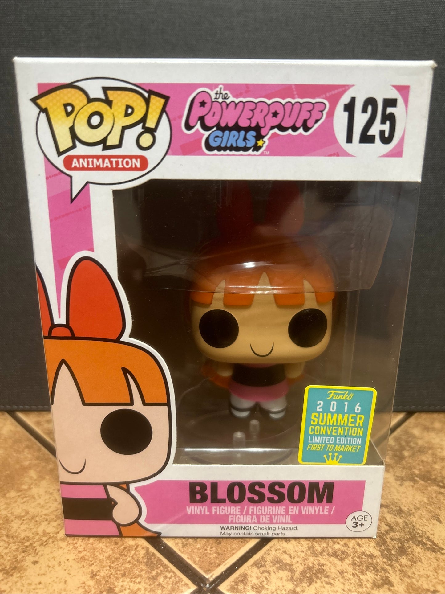 Funko Pop The Powerpuff Girls: Blossom #125 2016 Summer Convention Limited