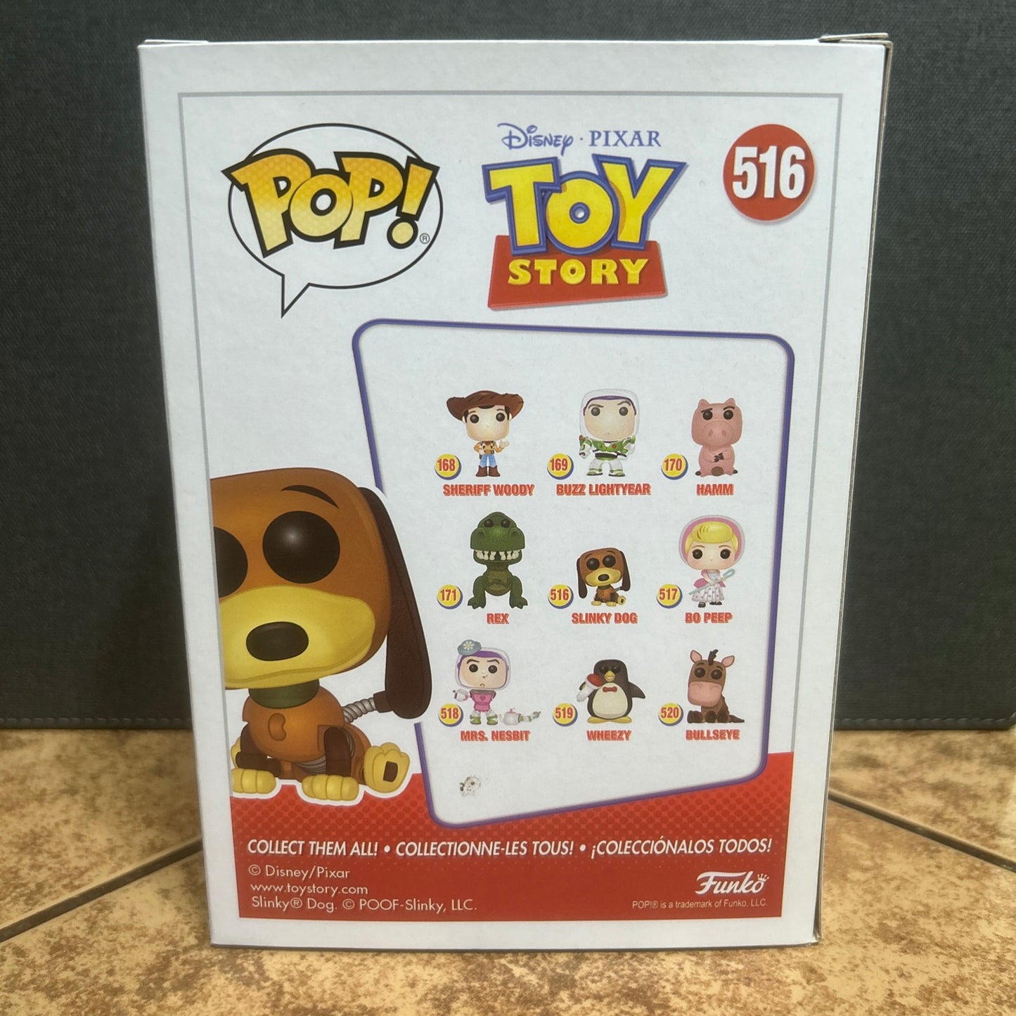 Funko Pop Disney Pixar Animation Movie Toy Story Slinky Dog #516