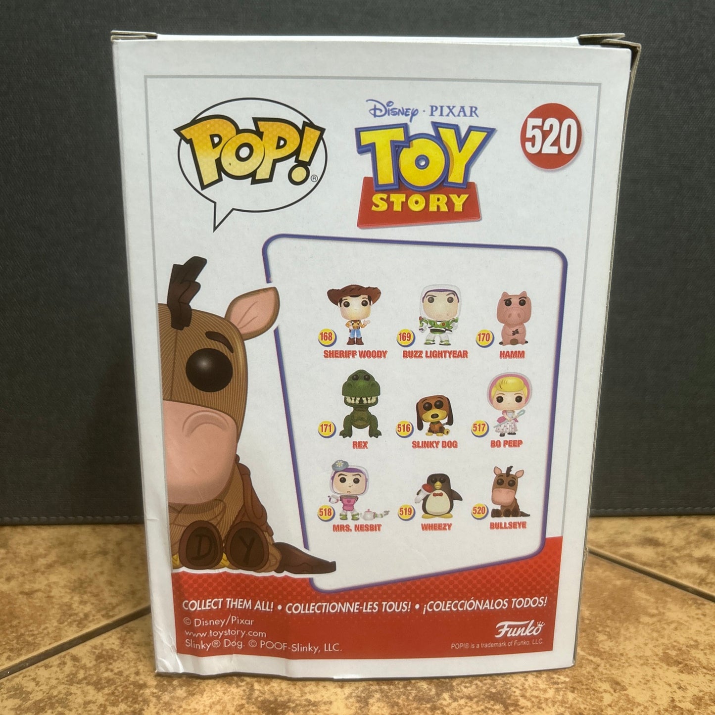 Funko Pop Disney Pixar Animation Movie Toy Story Bullseye #520