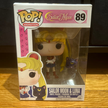 Funko Pop Animation Cartoon Sailor Moon: Sailor Moon & Luna #89