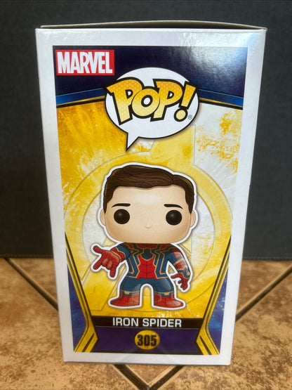 Funko Pop Marvel Avengers Infinity War Iron Spider  #305 Box Lunch Exclusive