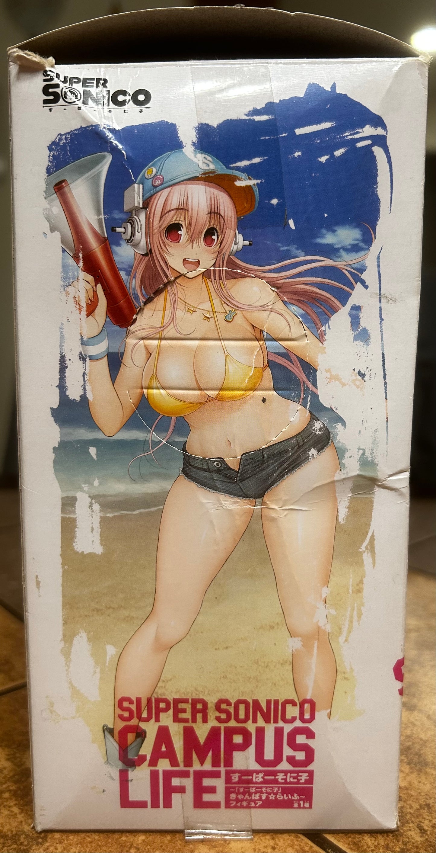 Super Sonico Campus Life Figure Banpresto SQ Series