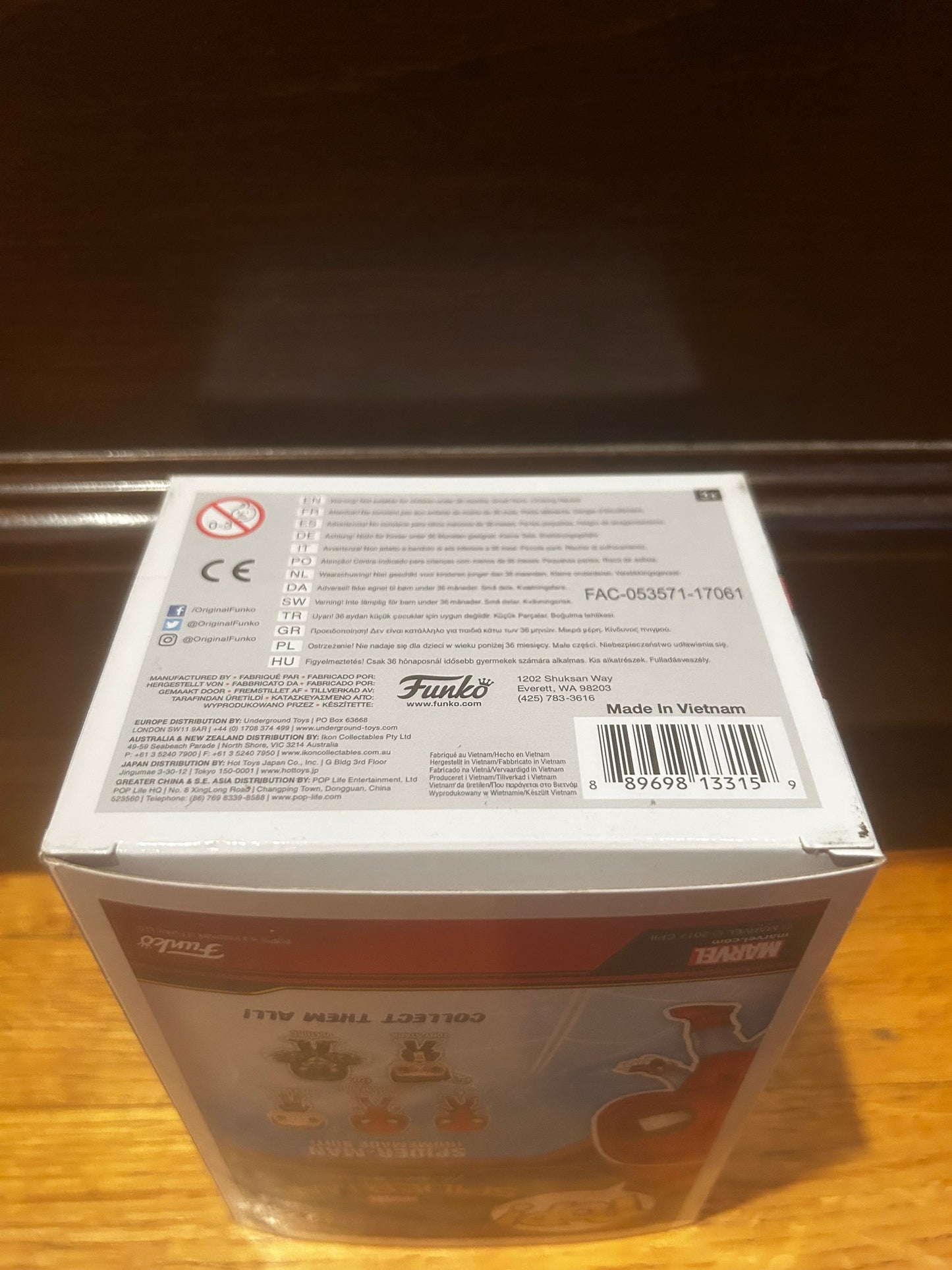 Funko Pop Marvel Movie: Spider-Man Homecoming: Spider-Man (Homemade Suit) #222