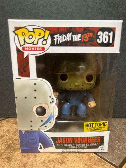 Funko Pop Movie Friday the 13th Jason Voorhees #361 Hot Topic Exclusive