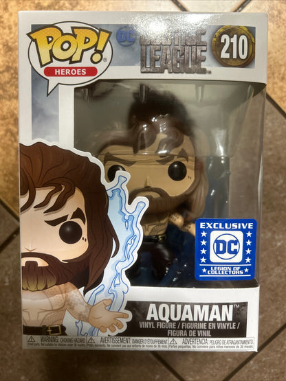 Funko Pop Live Action Movie DC Justice League: Aquaman #210 DC Exclusive