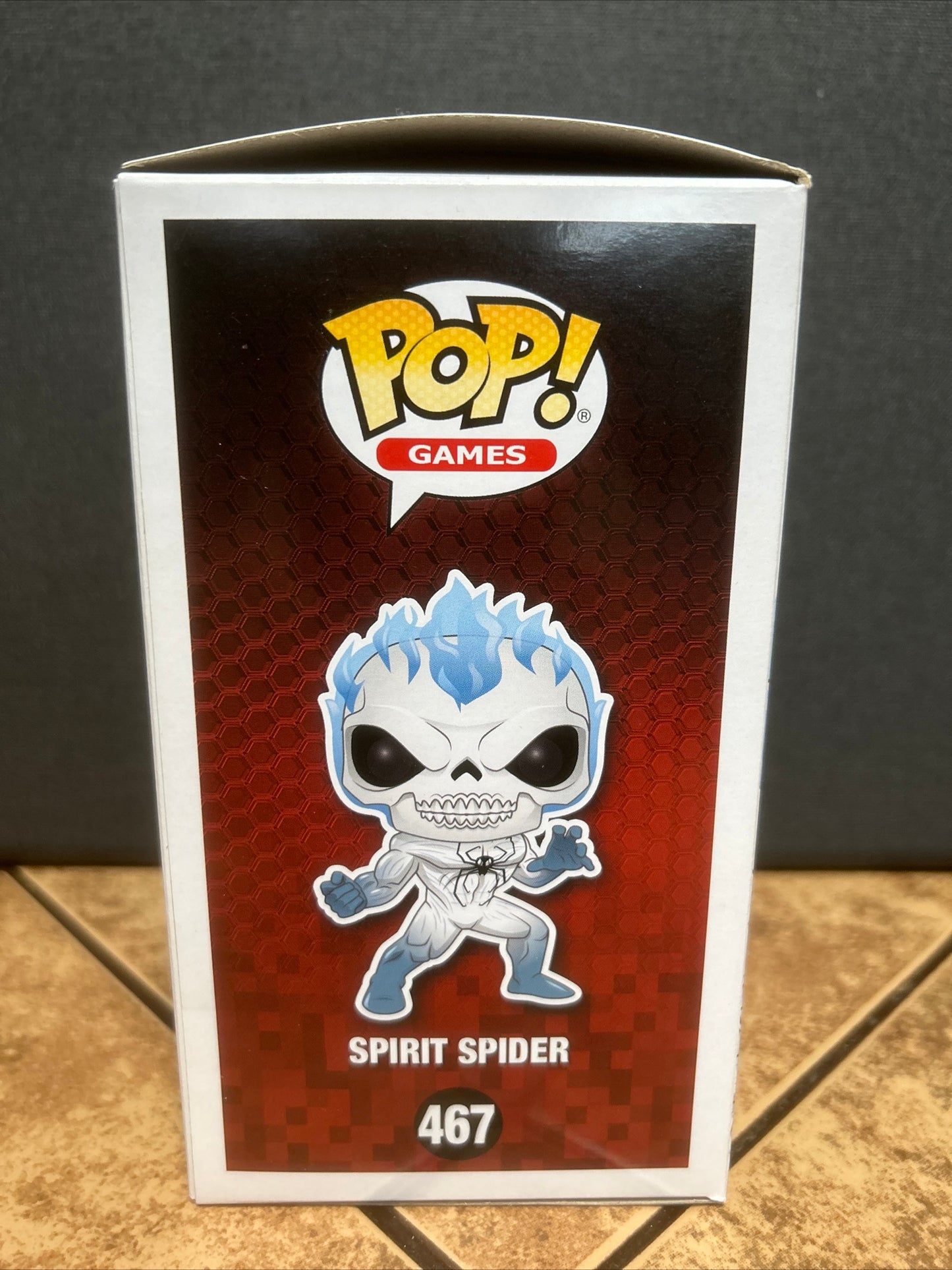 Funko Pop Marvel Spider-Man Gamer Verse Spirit Spider #467 GITD Walgreens Exclusive