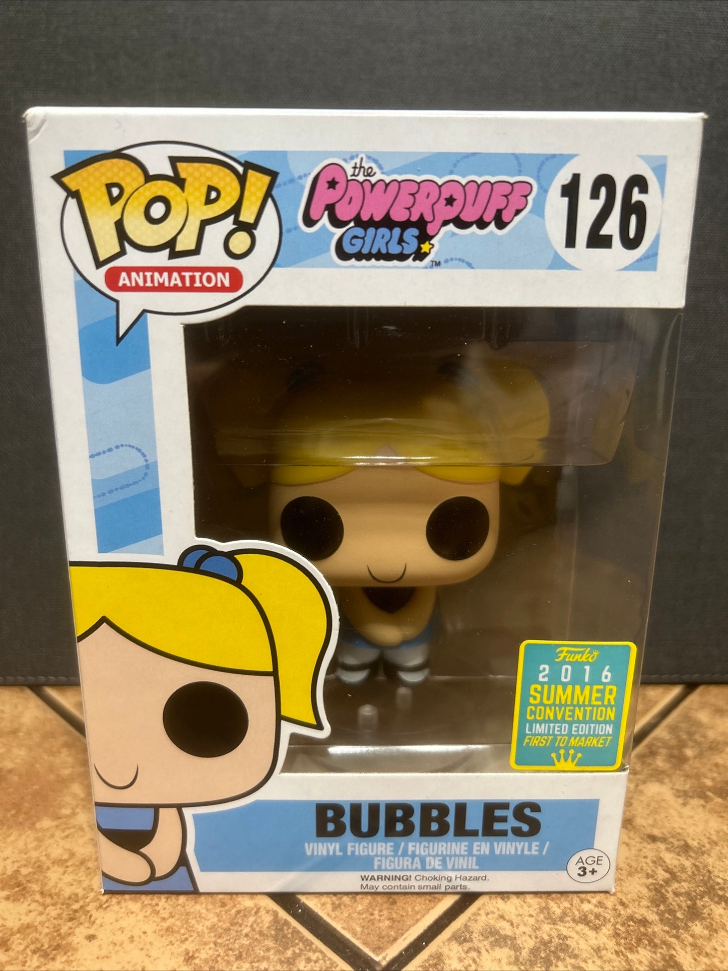 Funko Pop The Powerpuff Girls: Bubbles #126 2016 Summer Convention