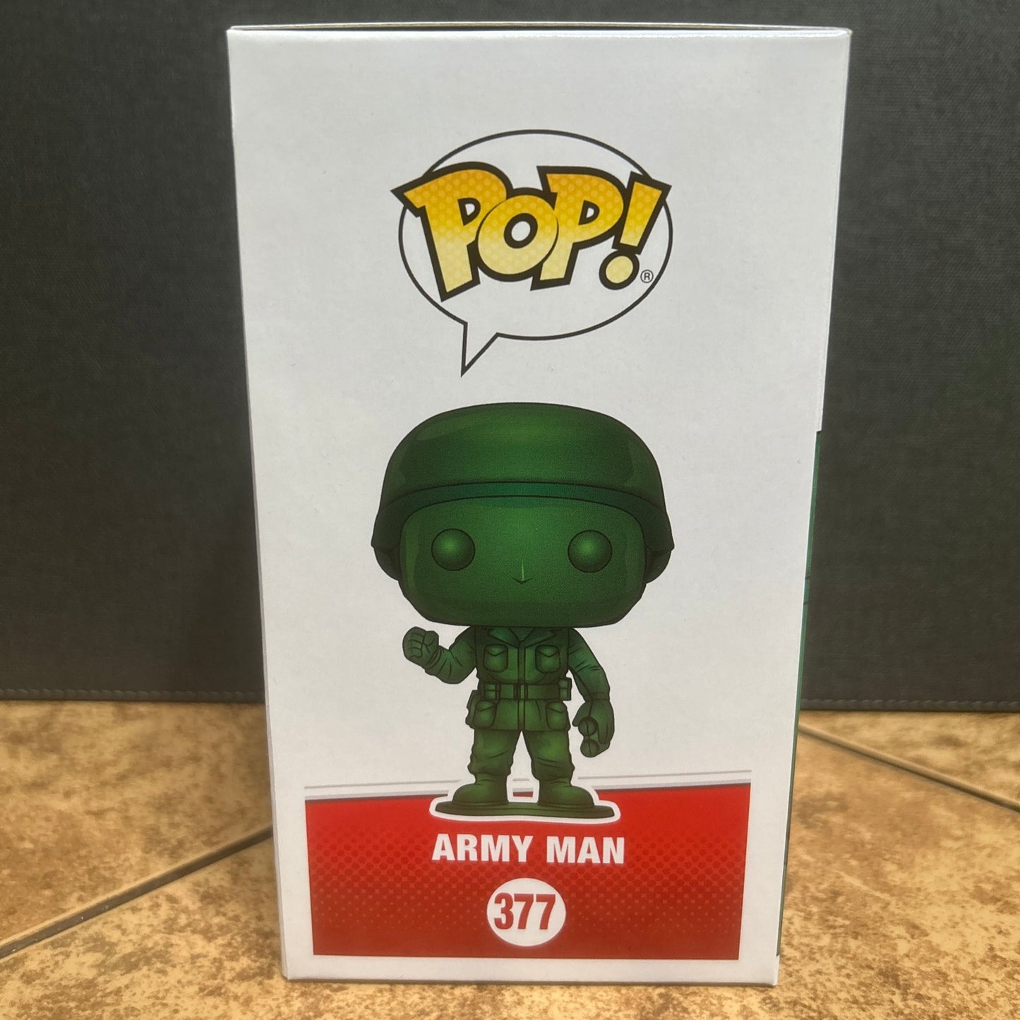 Funko Pop Disney Toy Story Army Man #377  Box Lunch Exclusive Toy Story Land Box