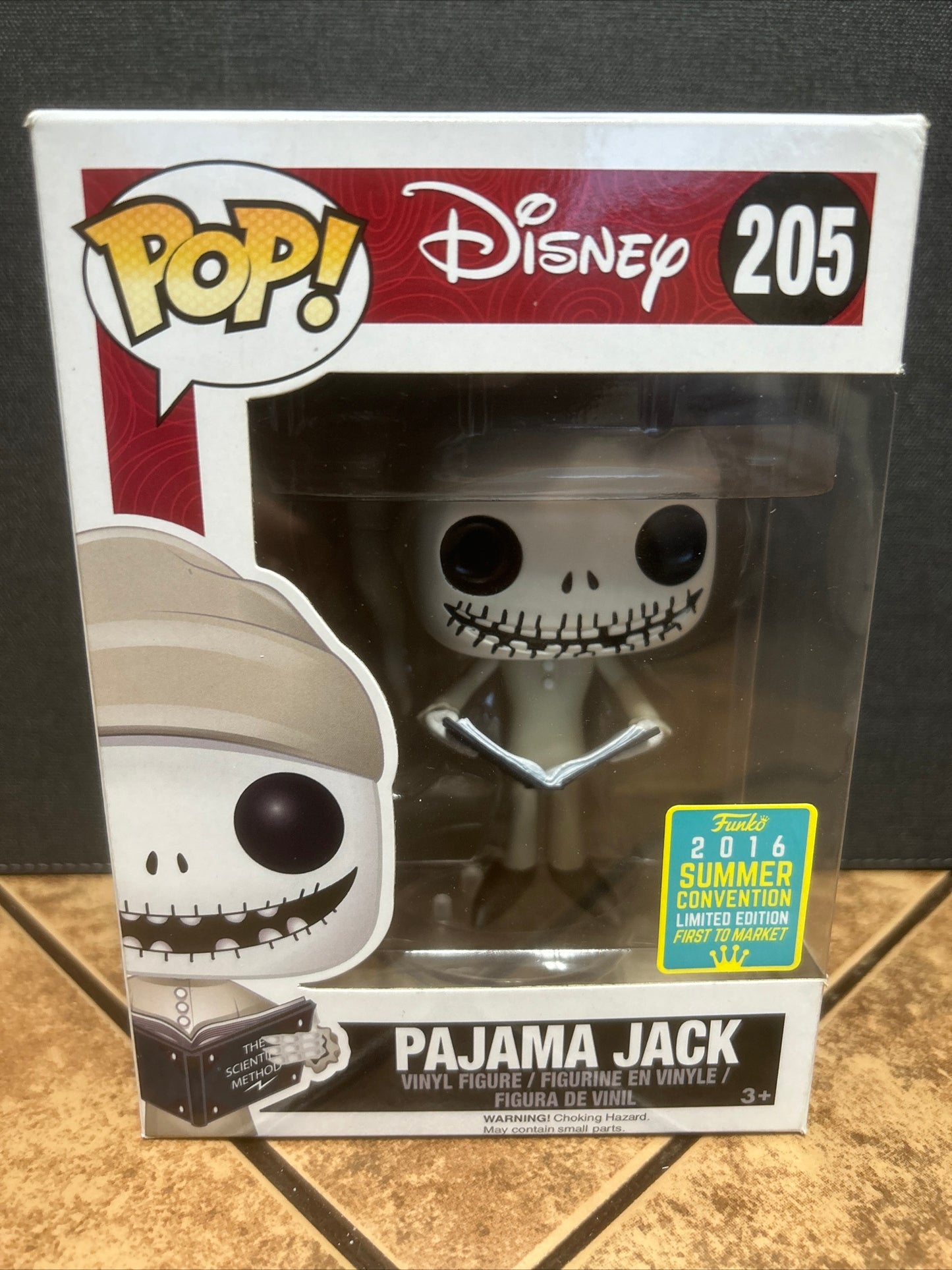 Funko Pop The Nightmare Before Christmas Pajama Jack #205 2016 Summer Convention Shared