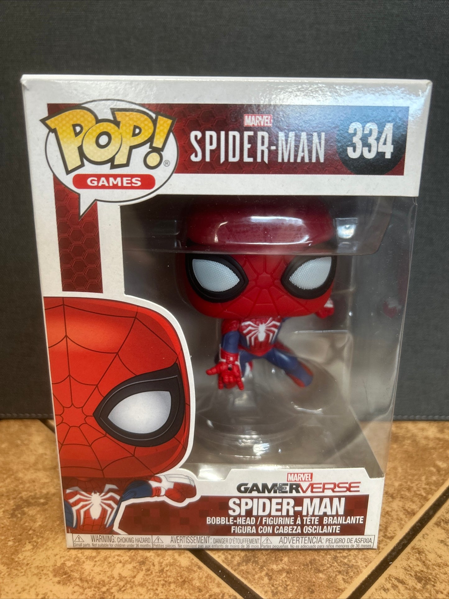 Funko Pop Marvel Comics Gamer Verse: Spider-man #334 Gamestop Exclusive