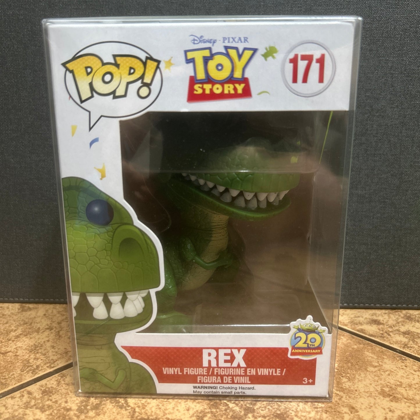 Funko Pop Disney Pixar Animation Movie Toy Story Rex #171 20th Anniversary