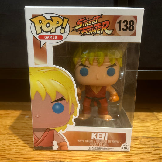 Funko Pop Video Game Street Fighter: Ken #138