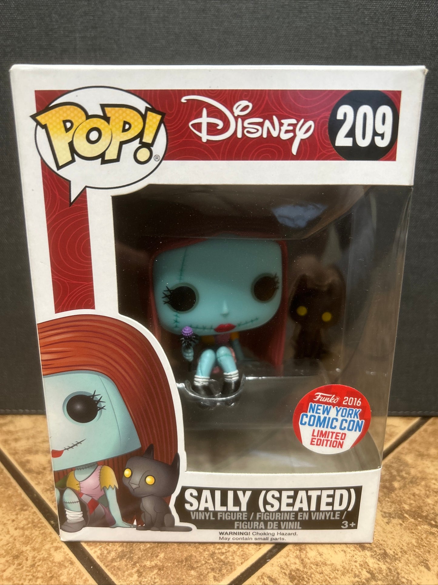 Funko Pop Disney Animated Nightmare Before Christmas: Sally Seated #209 NYCC Exclusive