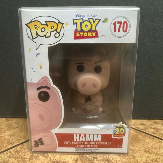 Funko Pop Disney Pixar Animation Movie Toy Story Hamm #170 20th Anniversary