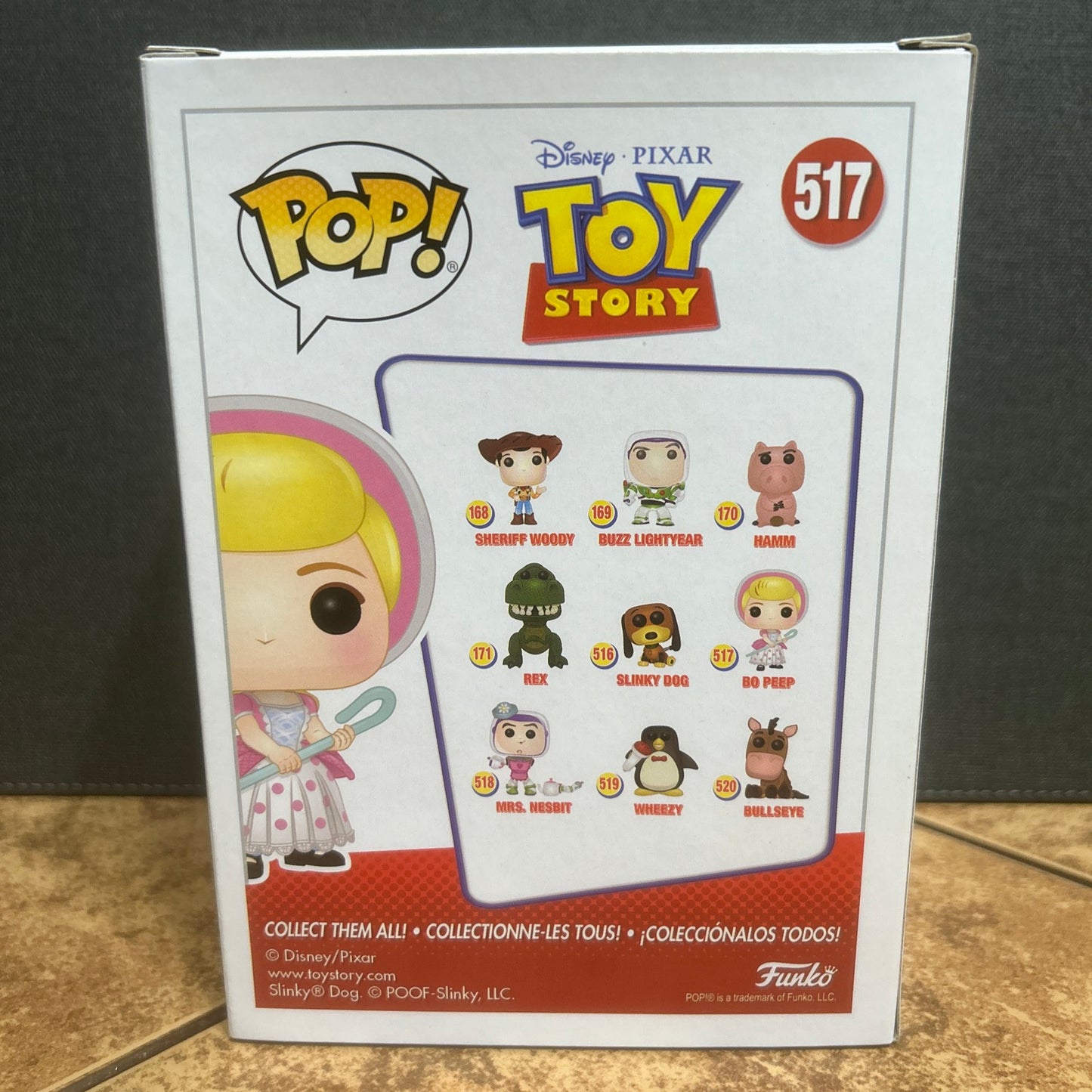 Funko Pop Disney Pixar Animation Movie Toy Story 1 Bo Peep #517