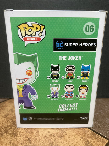 Funko Pop DC Super Heroes: The Joker #06 Walgreens Exclusive Black Purple Suit