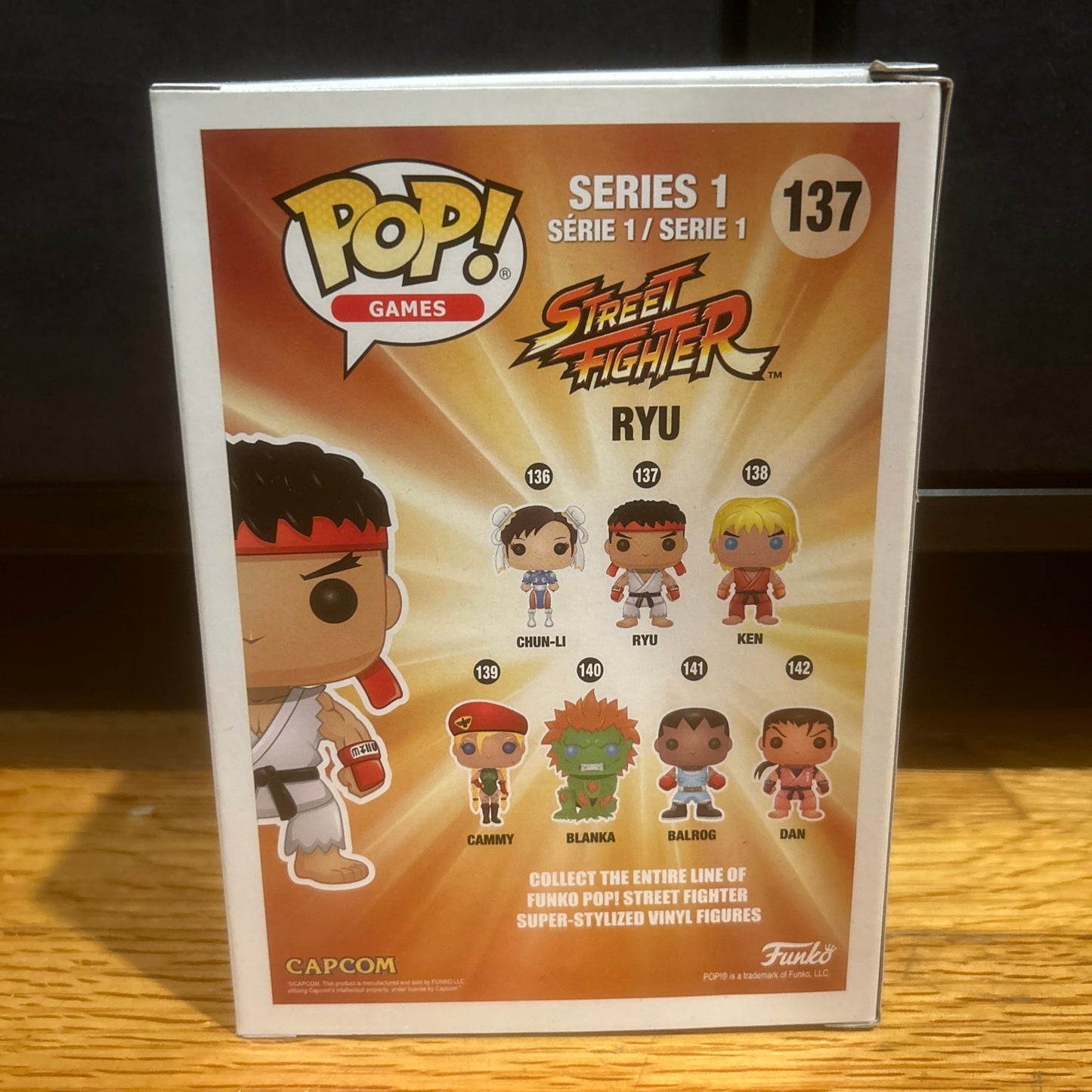 Funko Pop Video Game Street Fighter: Ryu #137