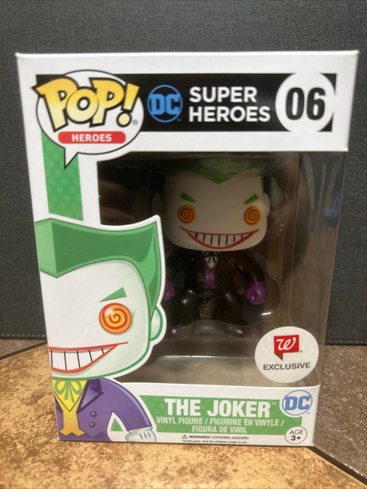 Funko Pop DC Super Heroes: The Joker #06 Walgreens Exclusive Black Purple Suit