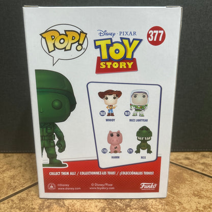 Funko Pop Disney Toy Story Army Man #377  Box Lunch Exclusive Toy Story Land Box