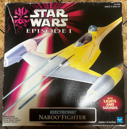 Star Wars Episode 1 Electronic Naboo Fighter w/ Lights and Sounds