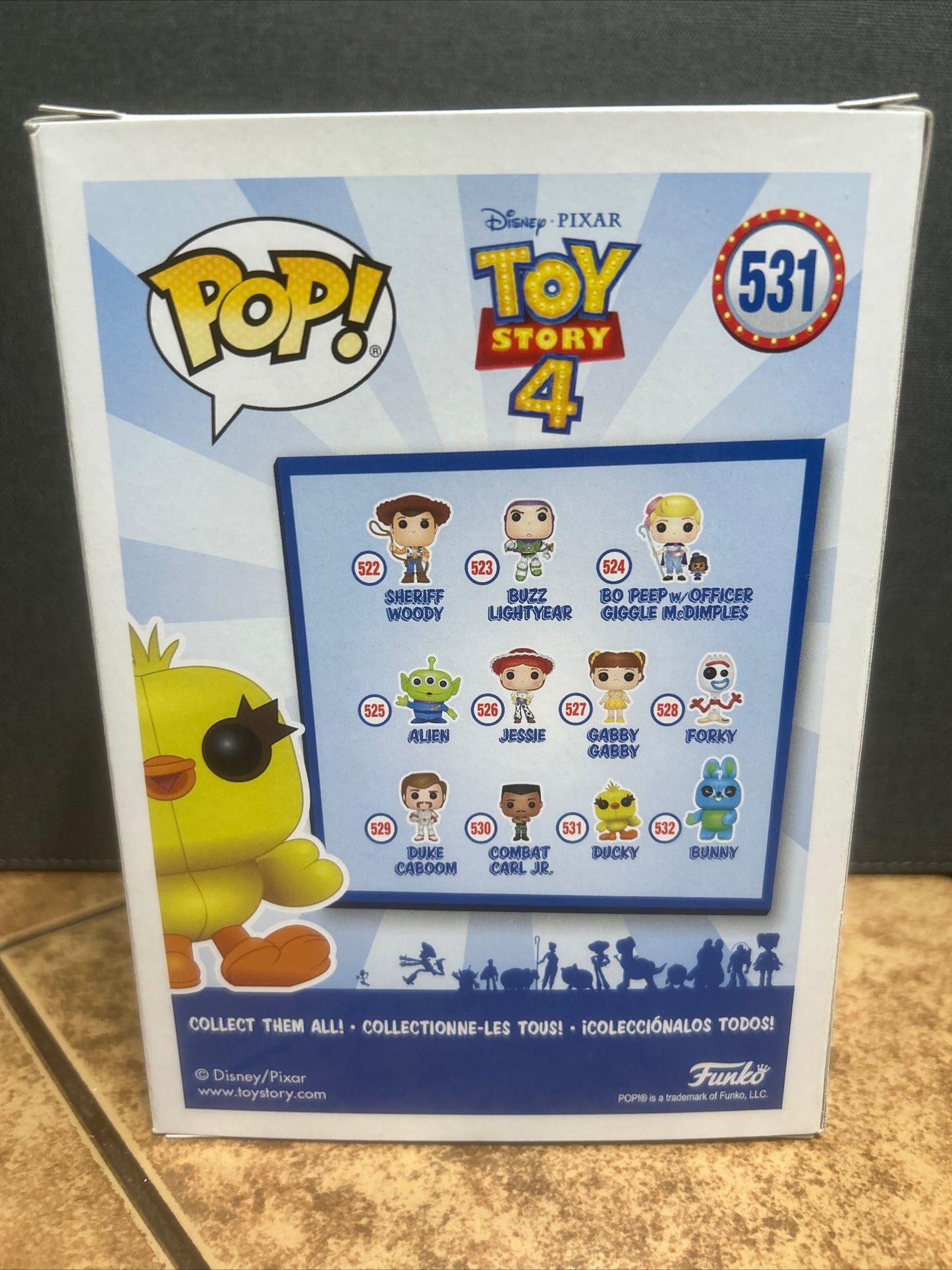 Funko Pop Disney Pixar Animation Movie Toy Story 4 Ducky #531