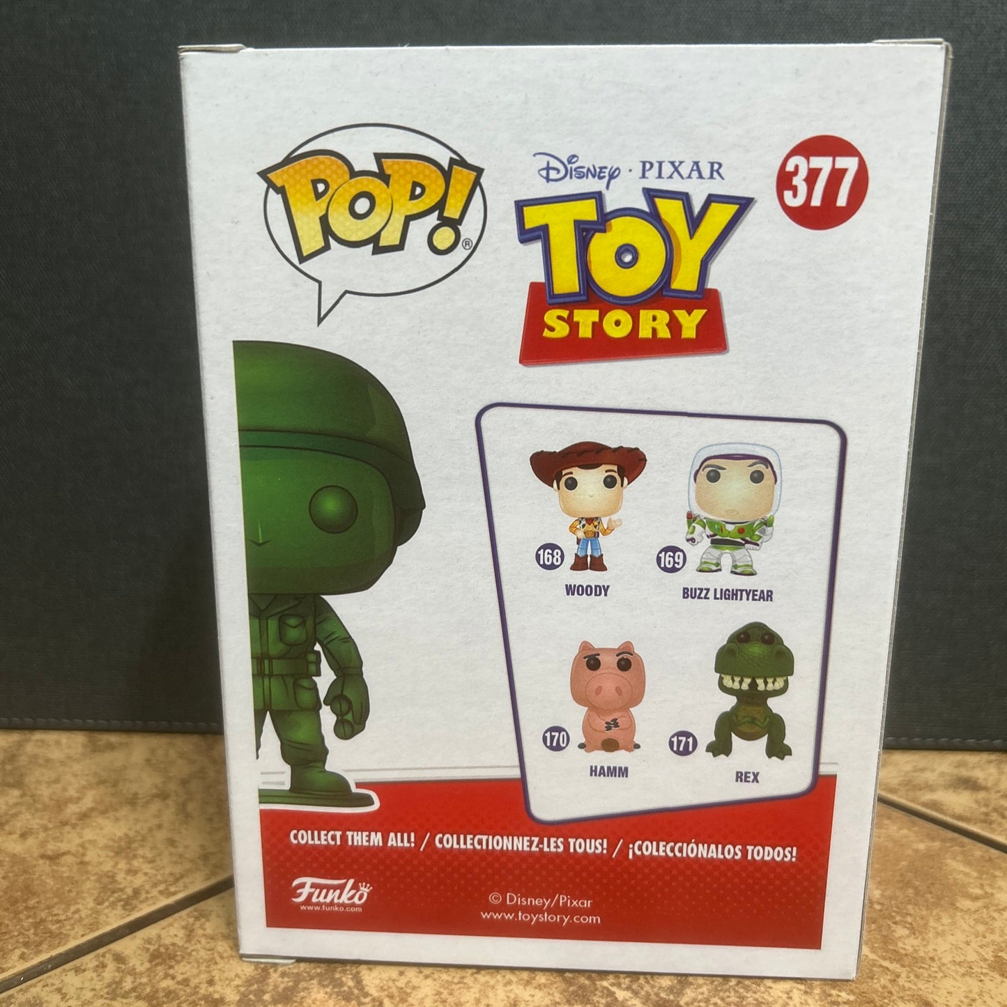 Funko Pop Disney Pixar Toy Story Army Man #377 2018 EDCC Shared Exclusive