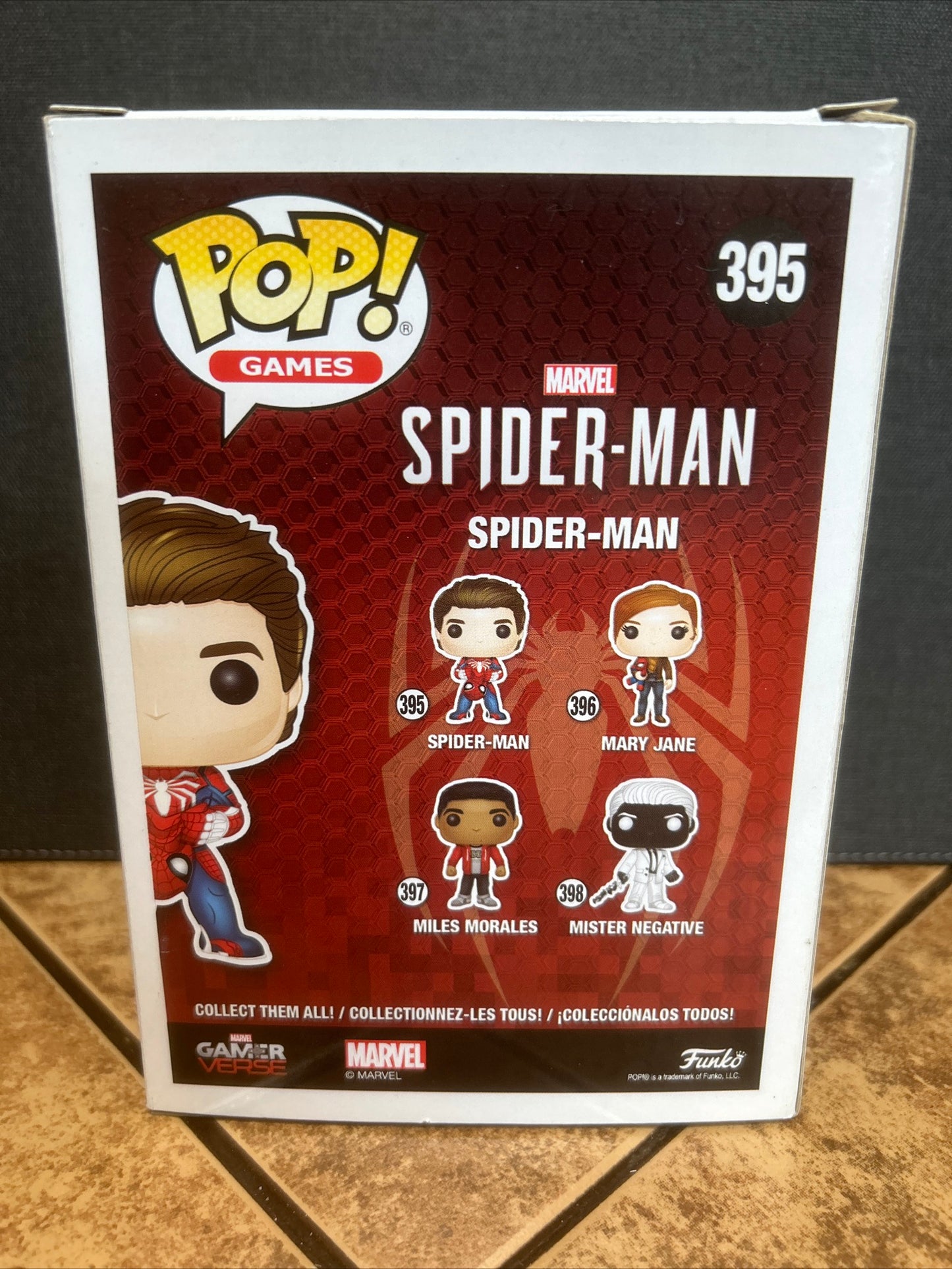 Funko Pop Marvel Game Verse Spider-Man #395 Unmasked