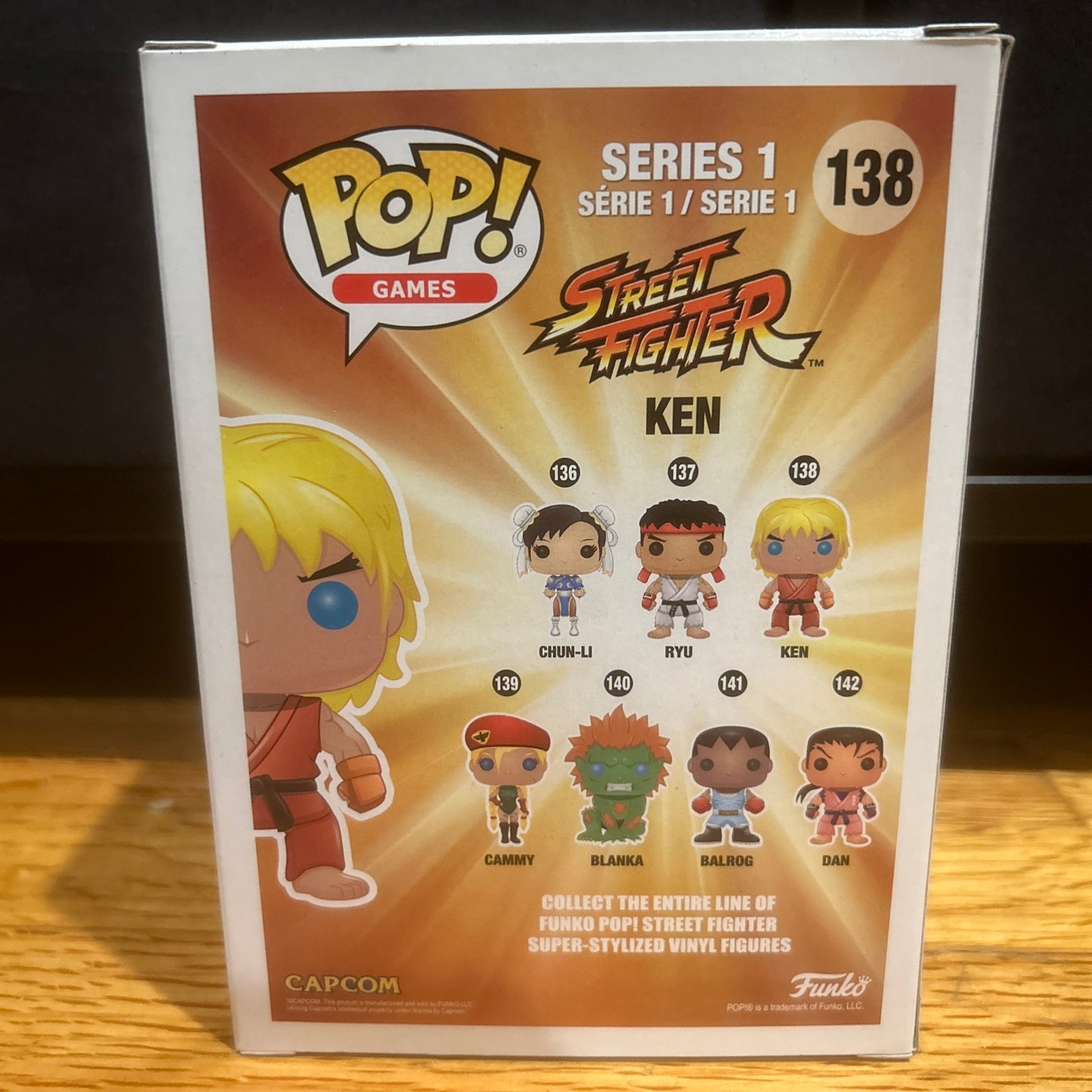 Funko Pop Video Game Street Fighter: Ken #138