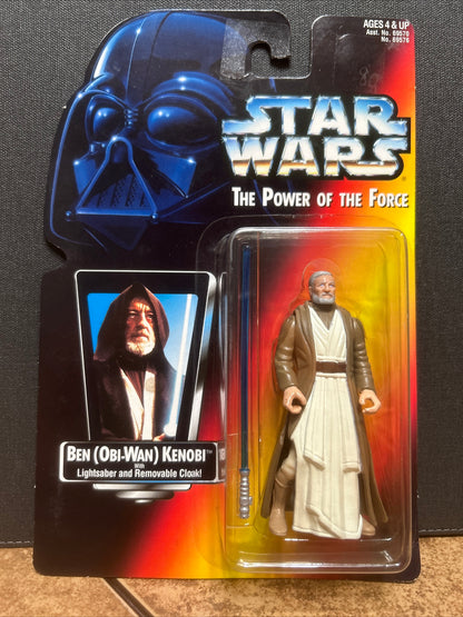 Star Wars The Power of the Force Ben (Obi-Wan) Kenobi with Lightsaber and Cloak