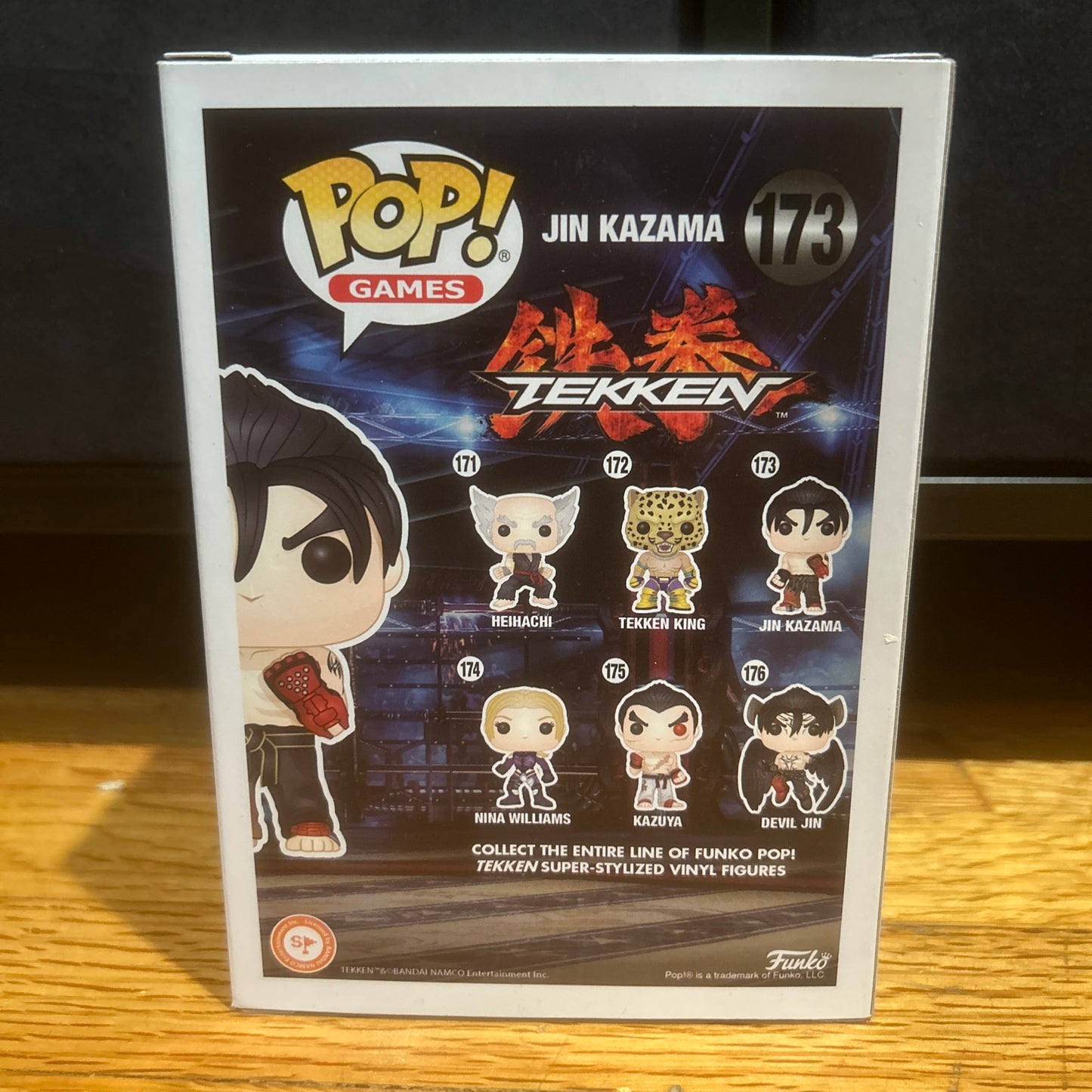 Funko Pop Video Games Tekken Jin Kazama #173 Fist up Pose