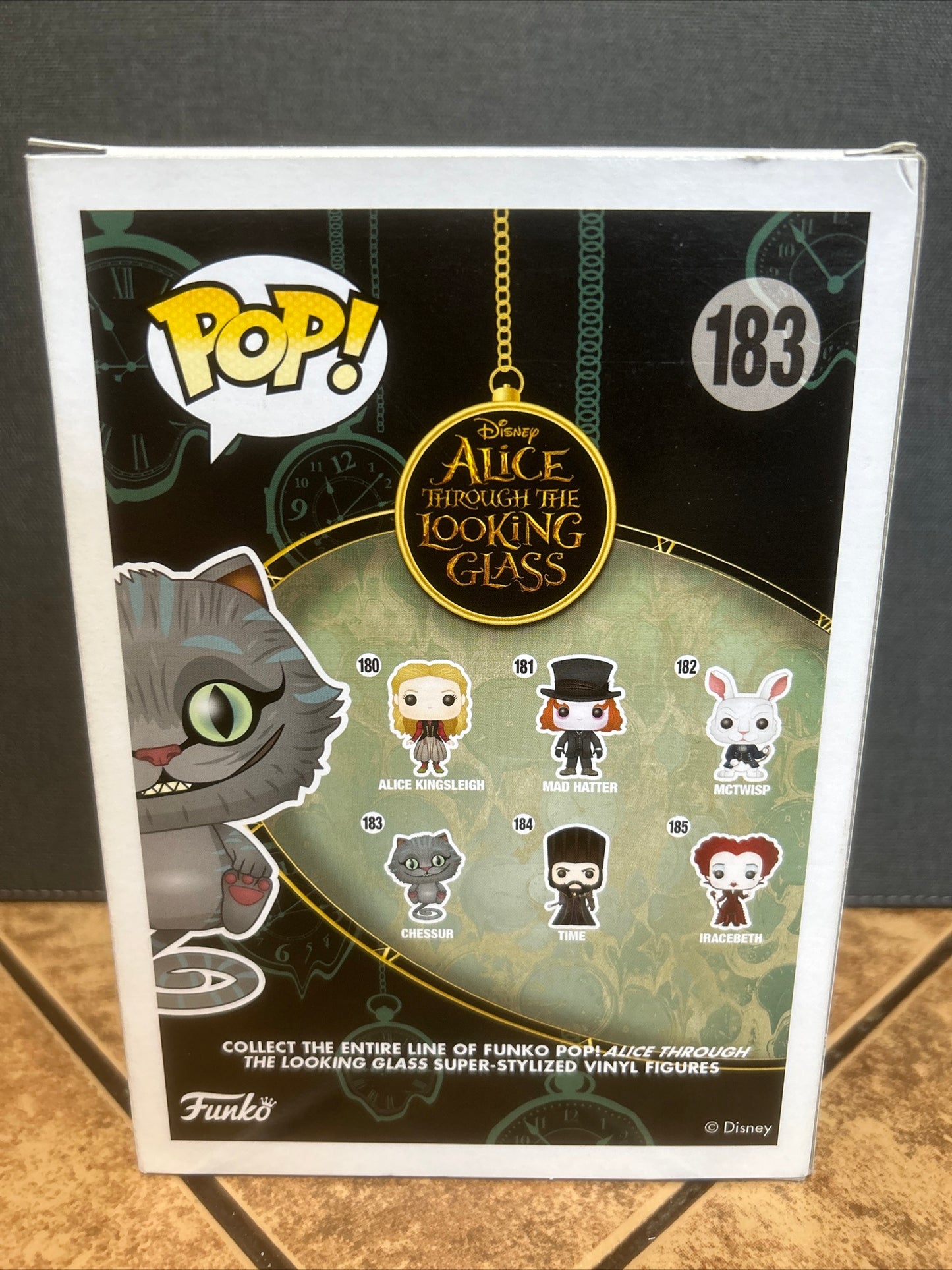 Funko Pop Disney Live Action Movie Alice Through The Looking Glass: Chessur #183