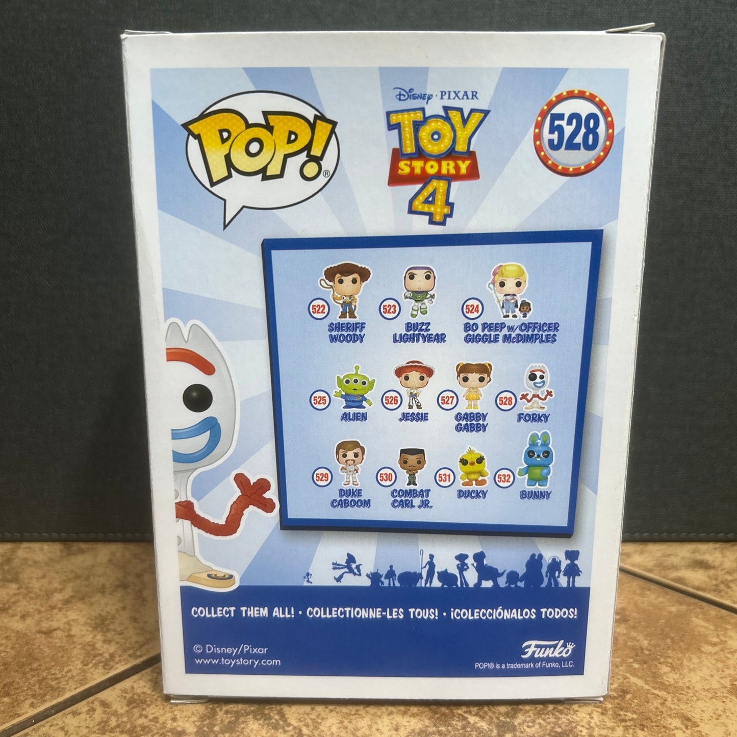 Funko Pop Disney Pixar Animation Movie Toy Story 4 Forky #528