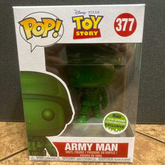 Funko Pop Disney Pixar Toy Story Army Man #377 2018 EDCC Shared Exclusive