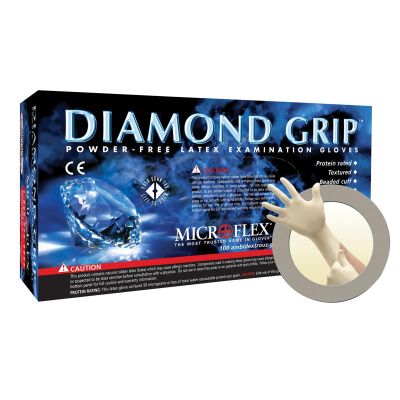 Microflex Diamond Grip PF Gloves Medium 100PK