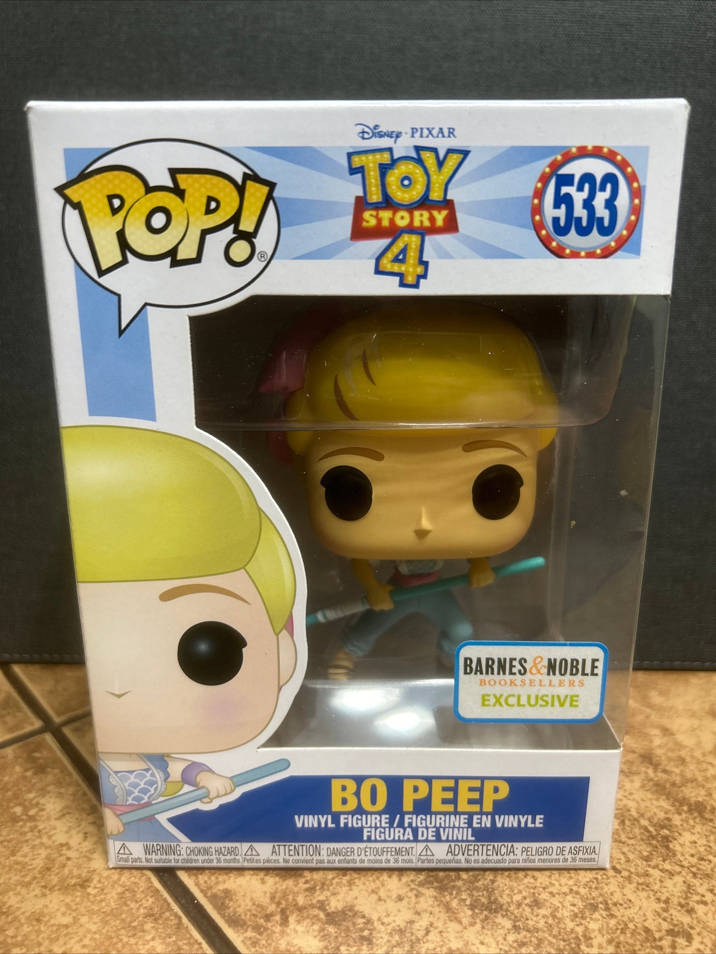 Funko Pop Disney Pixar Toy Story 4 Bo Peep #533 Barnes & Noble Exclusive