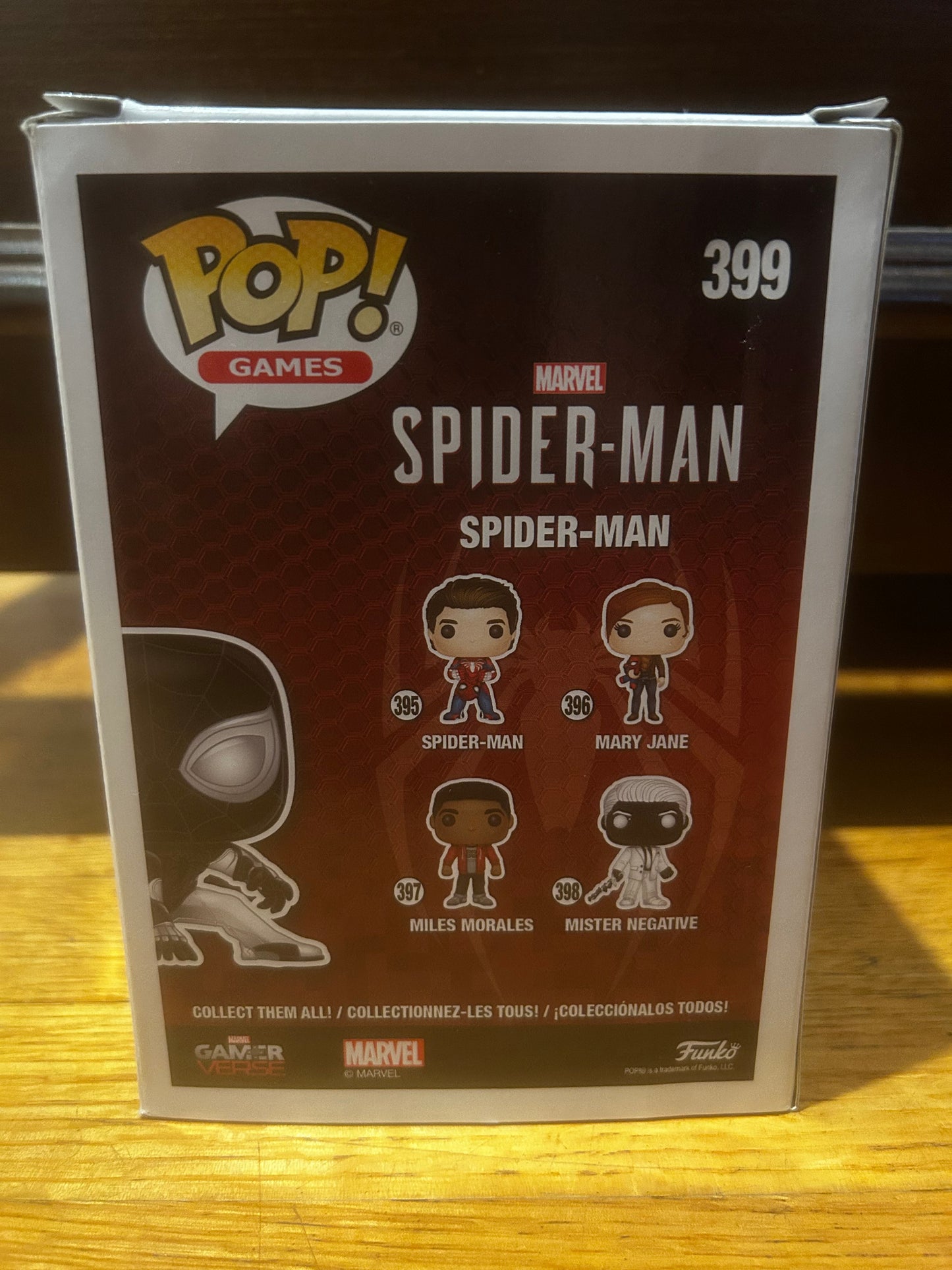 Funko Pop Marvel Games Spider-Man #399 GameStop Glow in the Dark Exclusive