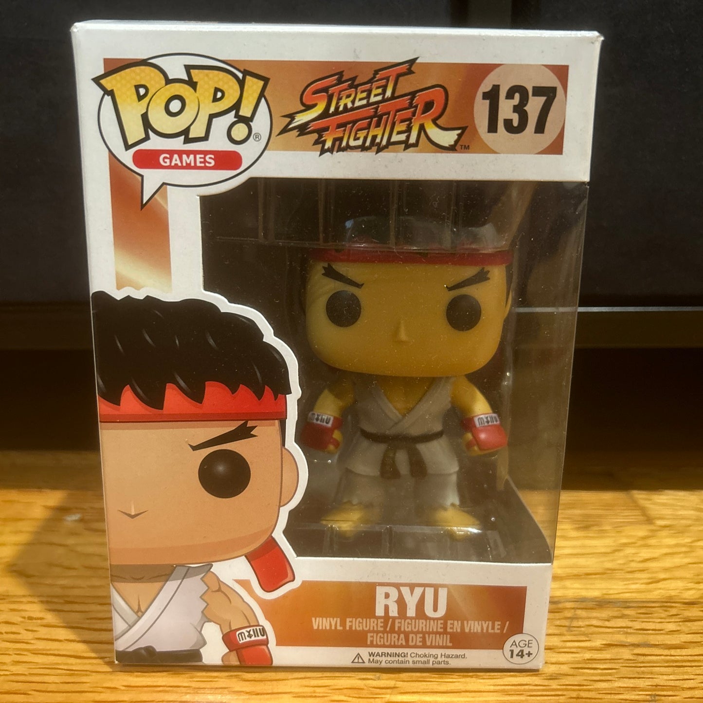 Funko Pop Video Game Street Fighter: Ryu #137