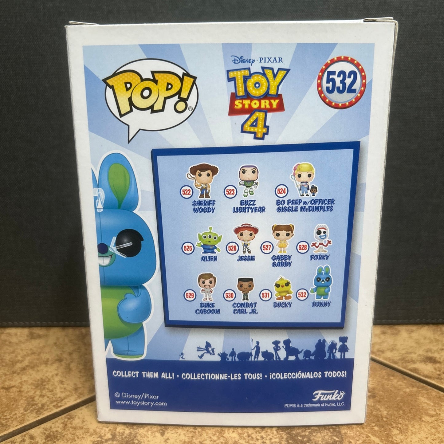 Funko Pop Disney Pixar Animation Movie Toy Story 4 Bunny #532