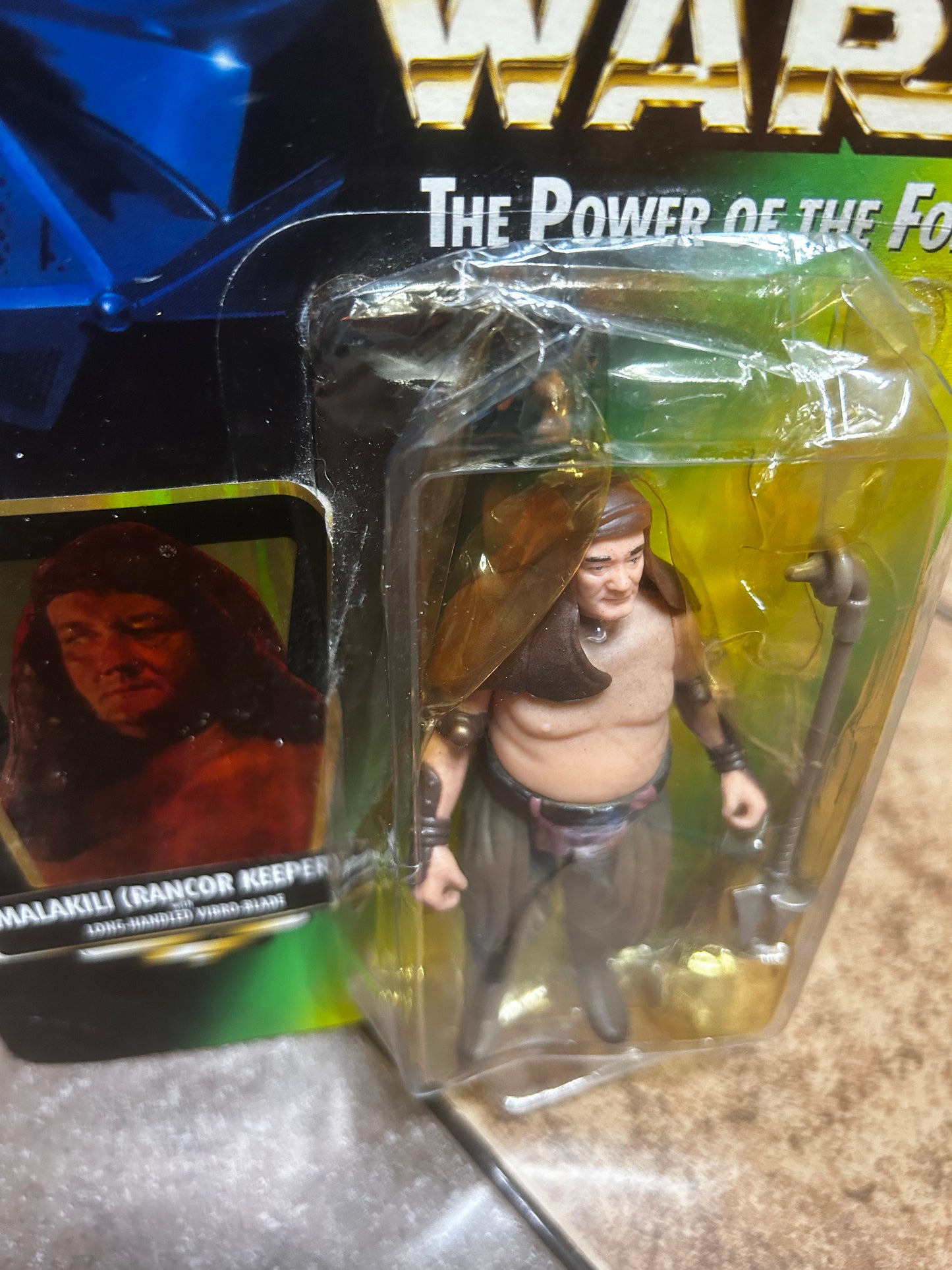 Star Wars The Power of the Force Malakili (Rancor Keeper) w/ Long Handled Vibro Blade