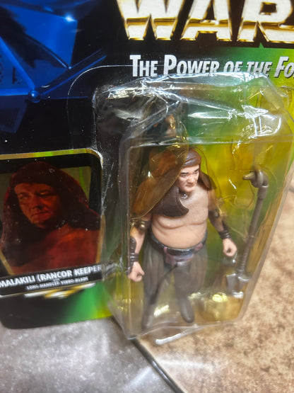 Star Wars The Power of the Force Malakili (Rancor Keeper) w/ Long Handled Vibro Blade