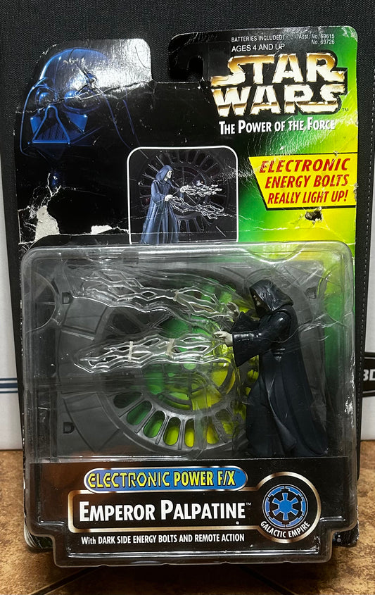 Star Wars Power of the Force Emperor Palpatine Electronic Power F/X Figure