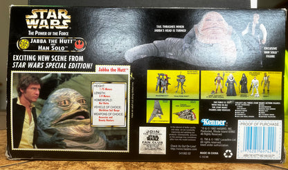 Star Wars The Power of the Force Jabba The Hutt & Han Solo Special Edition Set