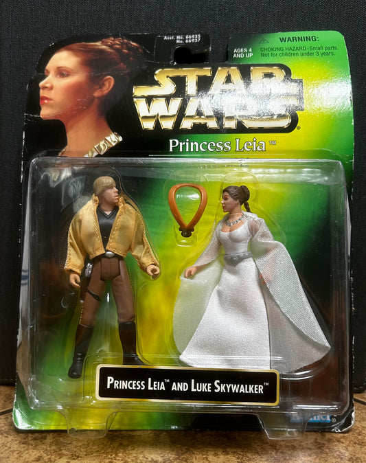 Star Wars Princess Leia Collection Luke Skywalker & Princess Leia Figurines