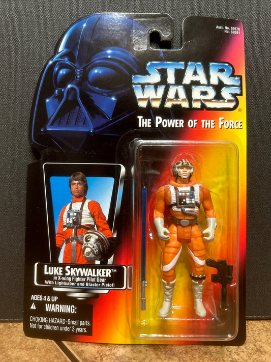 Star Wars The Power of the Force Luke Skywalker X-Wing Fighter Pilot Gear